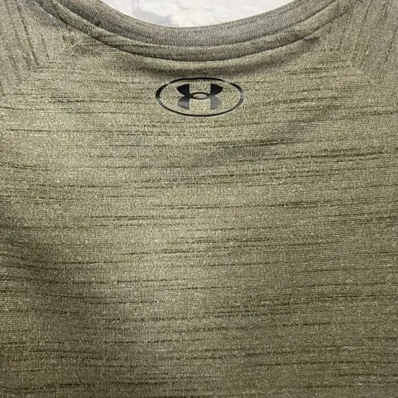 Under Armour Olive Green Men Size Large T-Shirt - Picture 5 of 5